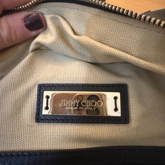 LIKE NEW JIMMY CHOO AUTHENTIC BAG - JUSTINE BAG - Picture 4 of 5